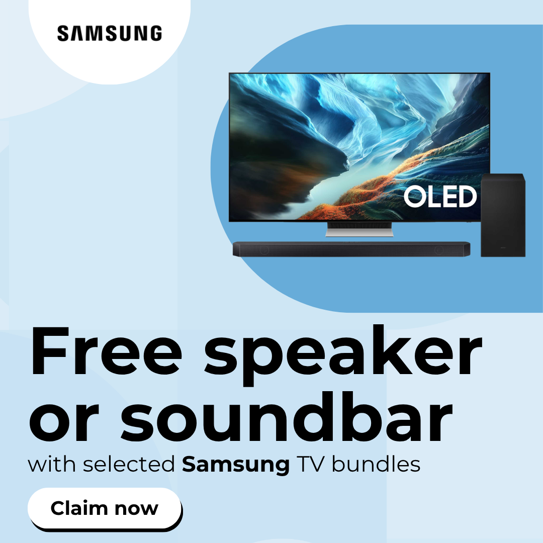 Free soundbar with selected Samsung TVs